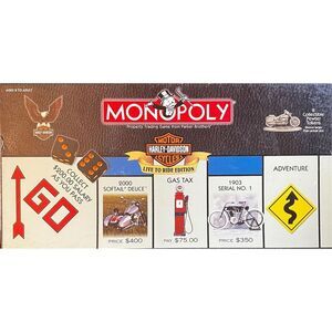 Harley-Davidson Live to‎ Ride Collector's Edition Monopoly Board Game